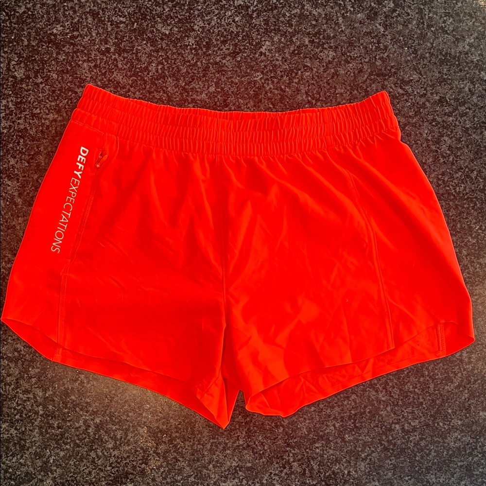Athleta Vibrant Red Athletic Shorts
